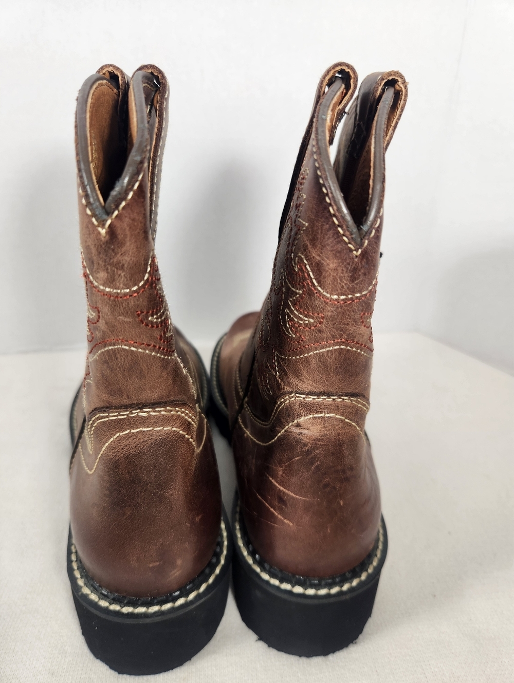 Ariat Fatbaby Heritage Dapper Western Boot Women's Size 8.5B Brown Leather NWOT - Picture 3 of 11